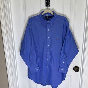 Polo by Ralph Lauren Men's Vibrant Blue Casual Shirt